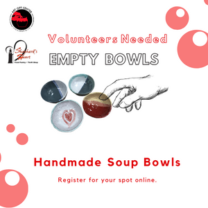Volunteer Empty Bowl-Handmade Bowls